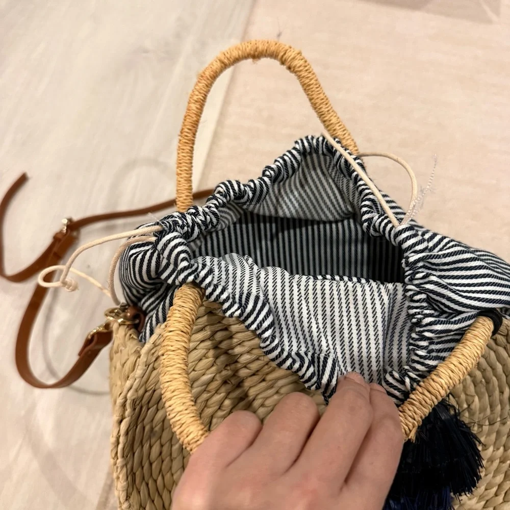 Nordstrom‎ Joni Circular Raffia Tote